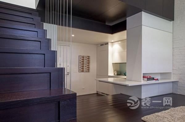 想要屋顶露台 40平现代简约loft小公寓装修效果