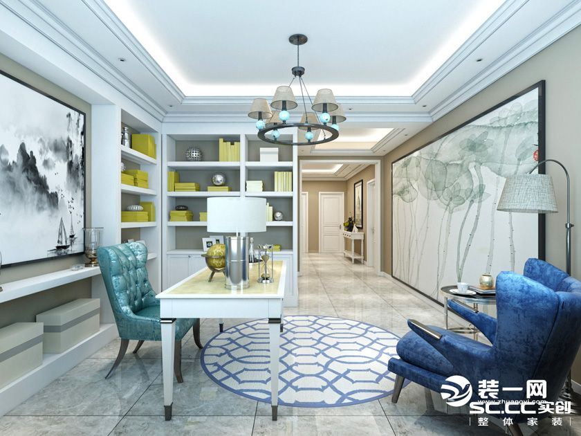 书房装修效果图 书房装修效果图