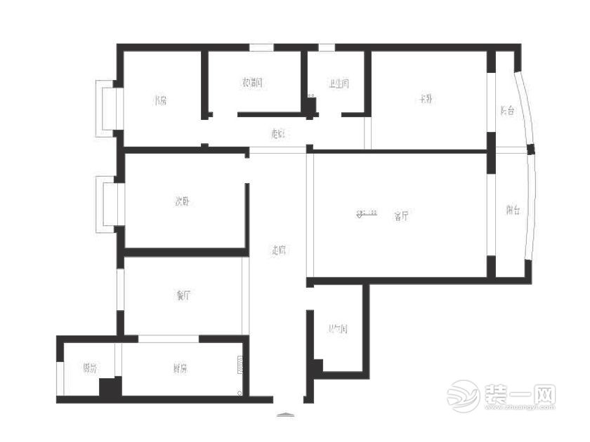 原始户型图 原始户型图